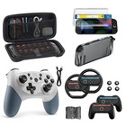 Switch 2 Accessories Bundle For Nintendo  16 In 1 Kit  Carrying Case  Hall Ef   