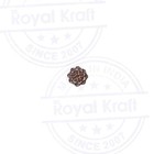 Popular Wooden Block Brass Floral Designs Clay Printing Stamp Bsctag041