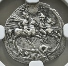 Roman Republic Ar Quinarius Anonymous After 211 Bc Roma Dioscuri Ngc Ch Vf