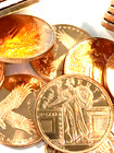 Copper Coins 100-pack  100 One Ounce Coins Mix Of 20  Designs By Reedersong