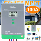 30a 60a 100a 12v 24v 36v 48v Mppt Solar Panel Regulator Charge Controller Pv