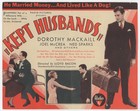 Movie Herald Kept Husbands Dorothy Mackaill Joel Mccrea 1931 Montezuma Ia