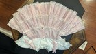Vintage Bryan 2t Pink white Polka Dot Lace Ruffle Toddler Dress W  Bloomers