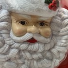 Vintage Christmas Santa Claus Face Music Lights Motion Activated 1991 Telco