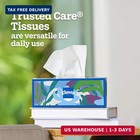 Kleenex Trusted Care Facial Tissues  3 Flat Boxes  160 Tissues Per Box  2-ply  4