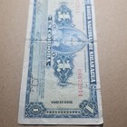 1960 Nicaragua 1 Cordoba Banknote Blue Series De 1960 Banco Nacional Paper Money