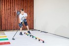 Hockey Stickhandling Training Aid Equipment Improving Puck Control Reaction Time