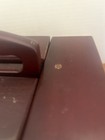 Singer sewing Box accordion  wood mini 8 X 5   accessories 1 Knob Missing