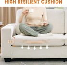 83  W Corduroy Loveseat Sofa  Modern Comfy Couches  Sofa Couch For Living Room