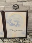 Vintage Paula Cutes Unicorn Wall Hanging 1988 Follow Your Dreams Set Of 2