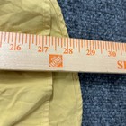 Exp Jeans Shirt Mens Size S Yellow Cotton Vintage Long Sleeve Button Up Workwear