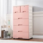 6 Drawer Dresser Furniture Bedroom Freestanding Organizer Chest Storage Cabinet