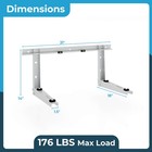 Heavy-duty Mini Split Wall Mounting Bracket W adjustable Crossbar   Levlers