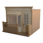 Dollhouse Store Front Bay Window Room Box Kit 1 12 Scale Bakery Florist Winery