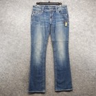 Miss Me Jeans Women s Size 29 Medium Wash Denim Bootcut Cross Pocket Jp6074b Nwt