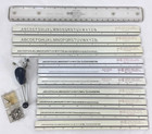 Vintage Lot 10 Keuffel Esser  K e Leroy Lettering Templates Scriber And Ruler
