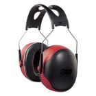 3m Pro-grade Earmuffs  30 Db Nrr  Red  Adjustable Headband   Cushioning