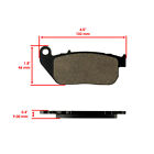 Front Rear Brake Pads For Harley Davidson Xl1200c Sportster Custom 2004-2013