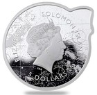 2021 Solomon Islands Limited Edition Polar Bear 2 Oz  Silver  5 Coin