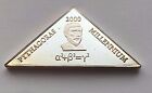 2000 Uganda Proof 2000 Shilling Silver Millennium Triangular Coin