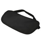 Black Travel Waist Pouch For Passport Money Belt Bag Hidden Security Wallet Us