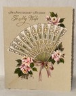 Vintage 1952    an Anniversary Message To My Wife  Greeting Card Hallmark   Used