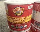4 X Earth s Best Organic Dairy Milk Based Infant Formula Iron 21oz Exp  01 2027