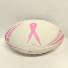 Vintage Steeden Senior Size 5 Match Rugby Ball Breast Cancer Foundation New 