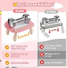 Kikidex Magnetic Drawing Board Toddler Doodle Board Learning Toy Pink