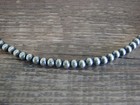 Native American Sterling Silver 4mm Navajo Pearl 16  Necklace Mariano