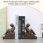 Book Ends For Heavy Books - Decorative Vintage Bookends For Shelves - Rustic    