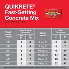 50 Lb  Fast-setting Concrete Mix