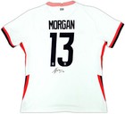Team Usa Alex Morgan Autographed Nike Jersey Womens Size L Beckett 221522