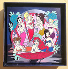 Disney Jumbo Pin Ariel   Sisters The Little Mermaid 30th Anniversary D23 Le 1500