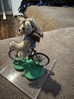   world Of Miniature Bears    Small Bears For A Big World Grey Bear On Red Bike
