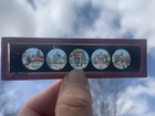 Antique Magic Lantern 18 Glass Slide Lot  1   1 8  Inch Wide