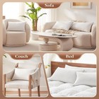 Richtry Memory Foam 14 X 36 Inch Throw Pillow 14x36  pack Of 1   White 