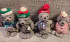 Beanie Plush Four Walrus 1999 Collectible Series Coca-cola New With Tags