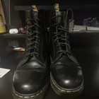 Dr  Martens 1460 Black Leather Up Slip Resistant Men s Us 10