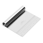 Stainless Steel Pastry Bench Scraper Dough Cutter Divider Pizza  Cake  Cookies