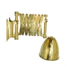 Brass Accordion Swing Arm Wall Light Vintage Scissor Adjustable Lamp