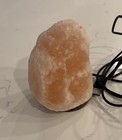 Natural Himalayan Rock Salt Lamp wood Base usb Electric Cord