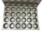        Chicago Metallic 552d Heavy Duty 24 Cup Muffin Cupcake Pan Lot Of 2 Pans    
