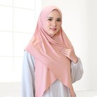 Muslim Hijab Scarf Wrap Shawl Instant Women Turban Prayer Headscarf Khimar Arab