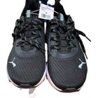 Puma Ladies Sophia Softride Evo Sneaker Black   White Green Accents 9 New In Box