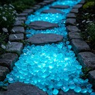 300pcs Glow In The Dark Pebbles Luminous Stones For Garden Aquarium Landscape