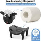 Sheep Toilet Paper Roll Holder Set Opp Packaging - Cute Bathroom Decor