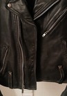 1980s Harley Davidson Black Leather Motorcycle Jacket 42 Reg Distressed 