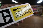 Rare Caterpillar Truck Engine Parts Porcelain Metal Sign D9 Dozer Construction