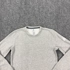 Adidas Sweatshirt Youth Xl 15-16y Gray Fleece Crewneck Logo Pullover Athletic